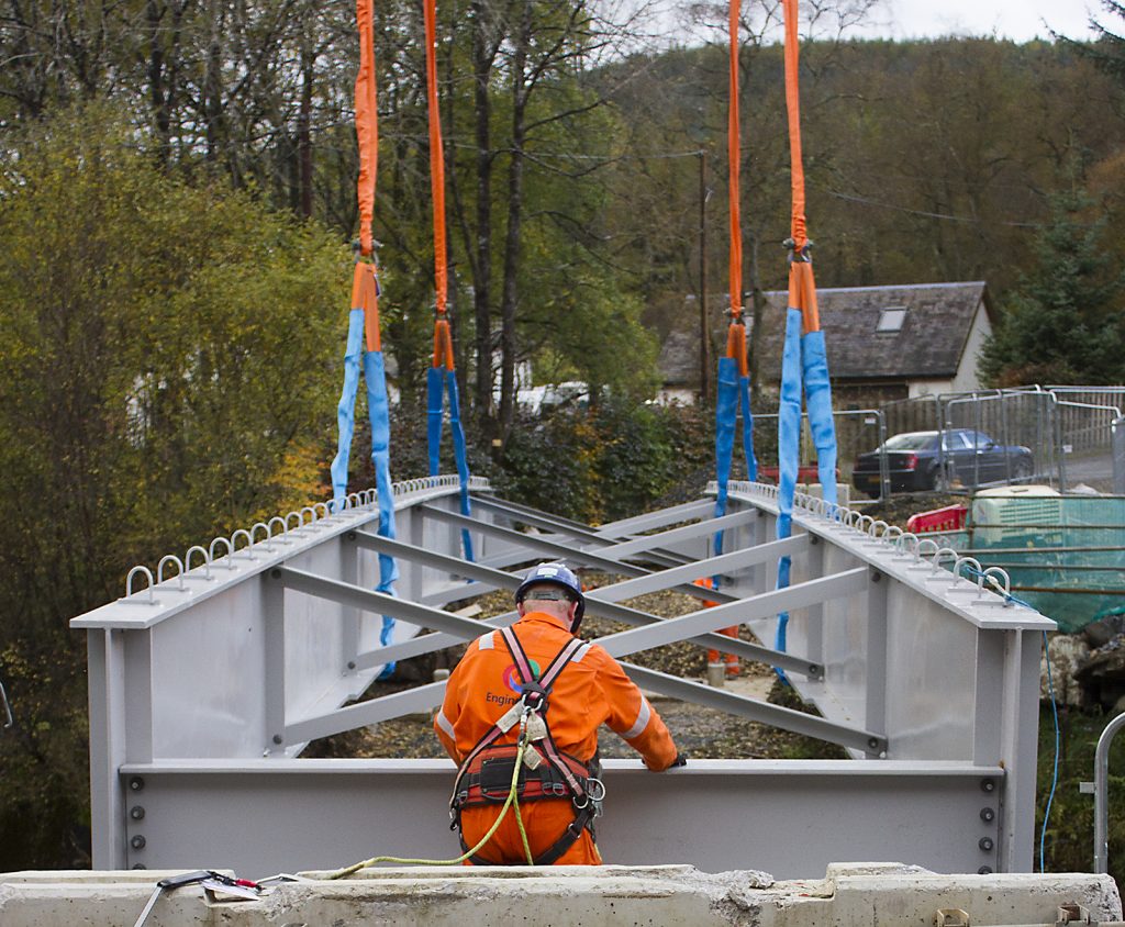 Bleaton Hallet Bridge Installed