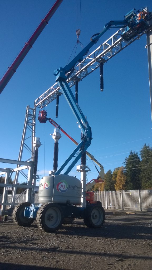 Fyrish Sub Station Steel Erected