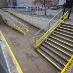 Bright handrail for key site in Elgin