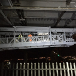 Maiden ‘voyage’ for bridge gantry