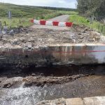 Cabrach bridge works