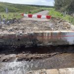 Cabrach bridge works