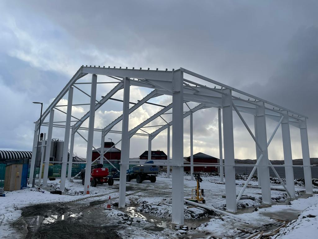 Structure complete on new £1.8m pharmacy warehouse