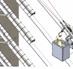 Canadian bridge works underway