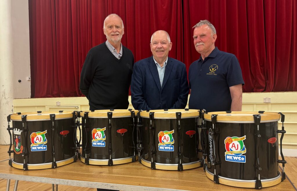 AJE beats the drum for pipe band